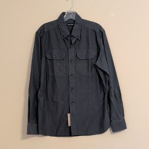 Tom Ford Charcoal Button-Up Shirt